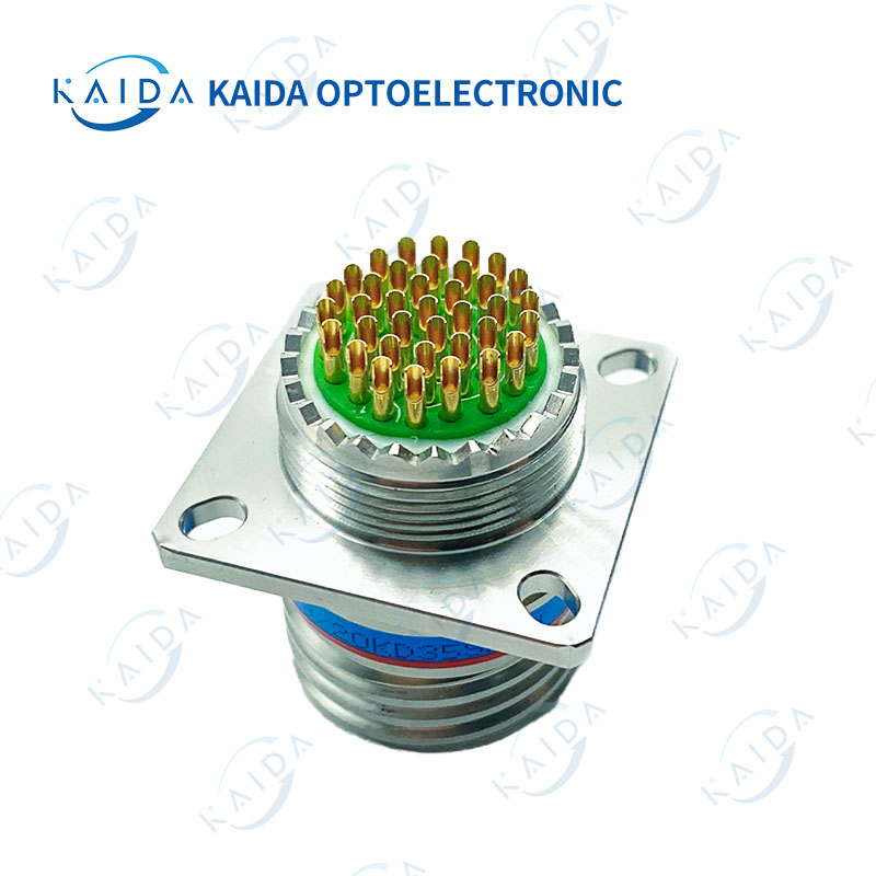 MIL-DTL-38999 سلسلة 37 جاك الفولاذ المقاوم للصدأ الإسكان D38999 سلسلة 3