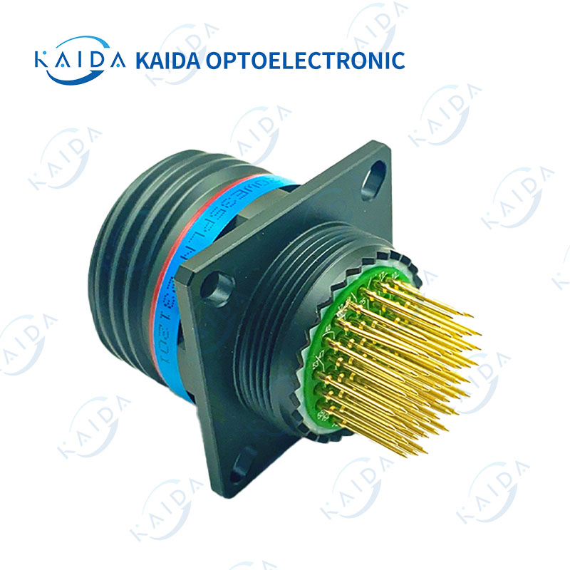 MIL-DTL-38999 سلسلة 55 دبوس الكادميوم مطلي الإسكان D38999 سلسلة 3