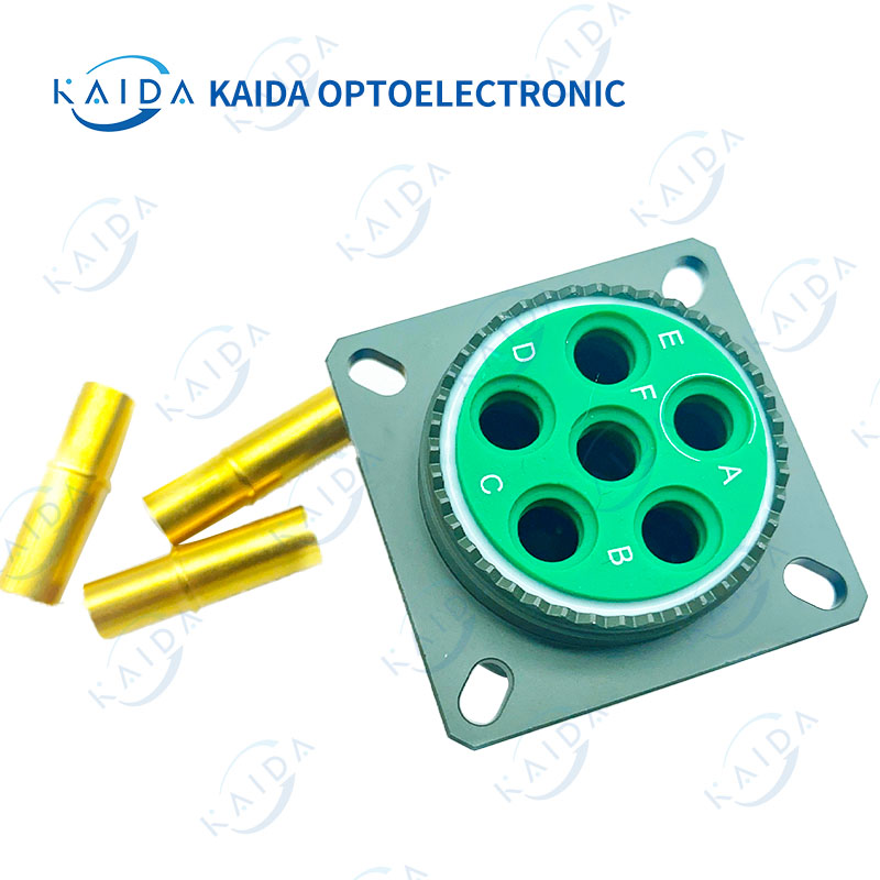 MIL-DTL-38999 سلسلة 4 جاك الكادميوم مطلي الإسكان D38999 سلسلة 3