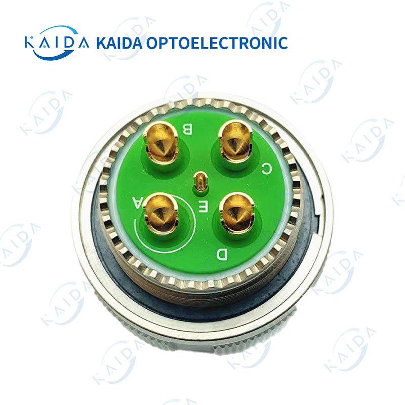 MIL-DTL-38999 سلسلة 8 جاك النيكل مطلي الإسكان D38999 سلسلة 3