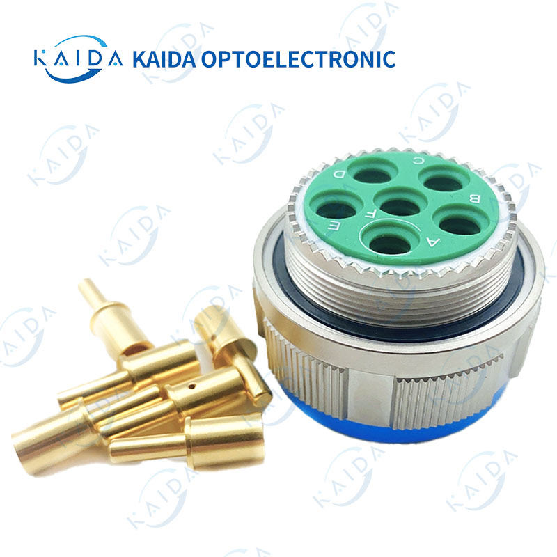 MIL-DTL-38999 سلسلة 85 دبوس النيكل مطلي الإسكان D38999 سلسلة 3