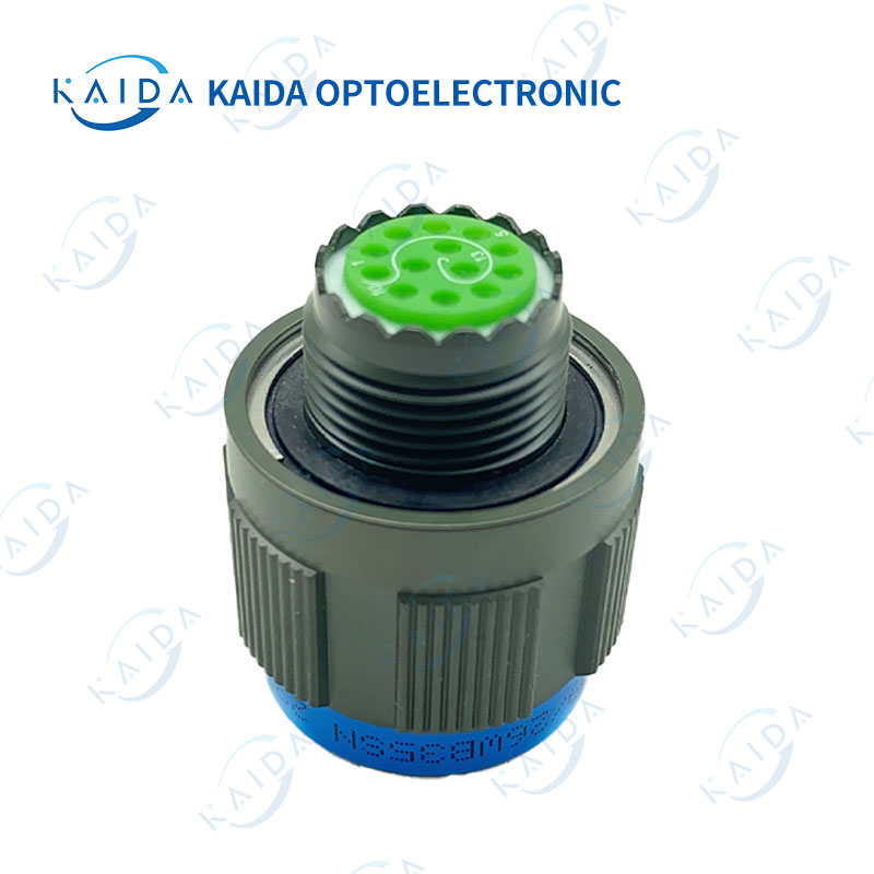 MIL-DTL-38999 سلسلة 13 جاك الكادميوم مطلي الإسكان D38999 سلسلة 3