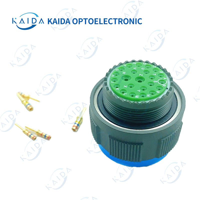 MIL-DTL-38999 سلسلة 23-دبوس الكادميوم مطلي الإسكان D38999 سلسلة 3