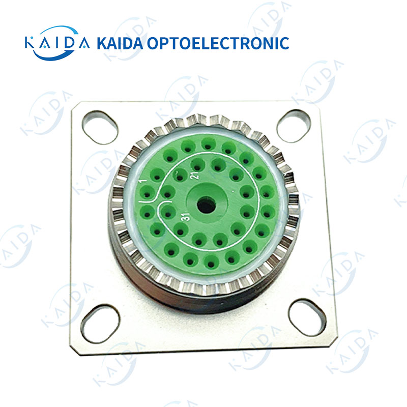 MIL-DTL-38999 سلسلة 31 جاك النيكل مطلي الإسكان D38999 سلسلة 3