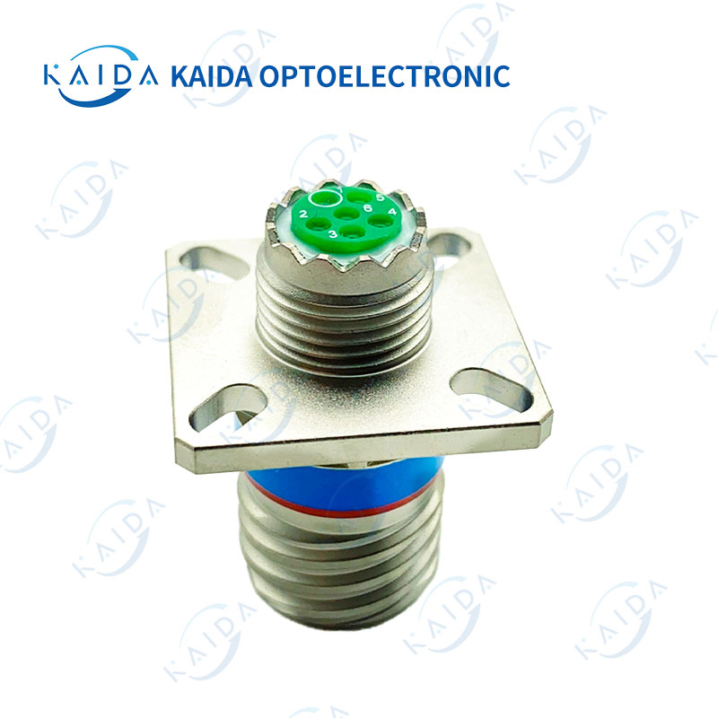 MIL-DTL-38999 سلسلة 7 دبوس النيكل مطلي الإسكان D38999 سلسلة 3