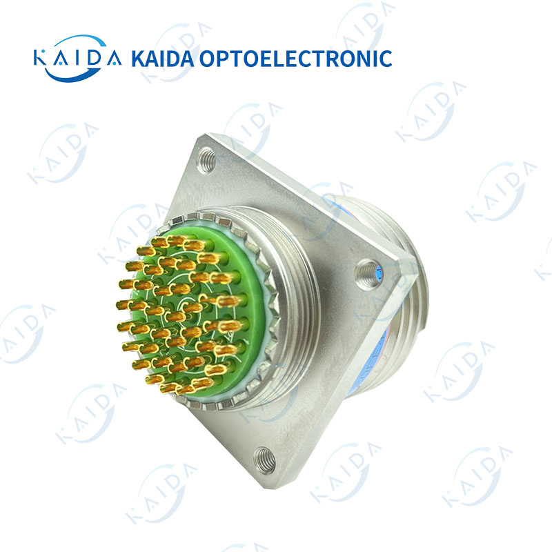 MIL-DTL-38999 سلسلة 42 دبوس النيكل مطلي الإسكان D38999 سلسلة 3