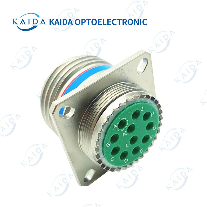 MIL-DTL-38999 سلسلة 11 دبوس النيكل مطلي الإسكان D38999 سلسلة 3